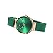 Imagen de BERING 14531-868 Reloj de cuarzo para mujer con caja de acero inoxidable de 31 mm con acabado en oro rosa y esfera verde