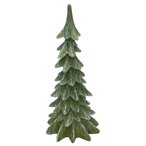 Weihnachtsdeko Tannenbaum 14 Dadeldo Living & Lifestyle Tannenbaum Dekoration grün Resin 19cm...