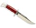Buck Knives 119 Special, Red Phenolic, Fixed Blade Knife W/Sheath, 6-Inch Clip Blade, Special Build Out