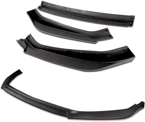 3 Pieces Front Bumper Lip Spoiler Splitter Side Body Kit Trim Protection Compatible with 2018-2021 Volkswagen Golf MK7.5 Model, 2019 2020 (Matt Black)