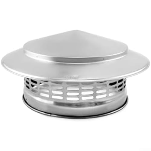Bouchon de cheminée inox évite l'infiltration d'eau du conduit - 2