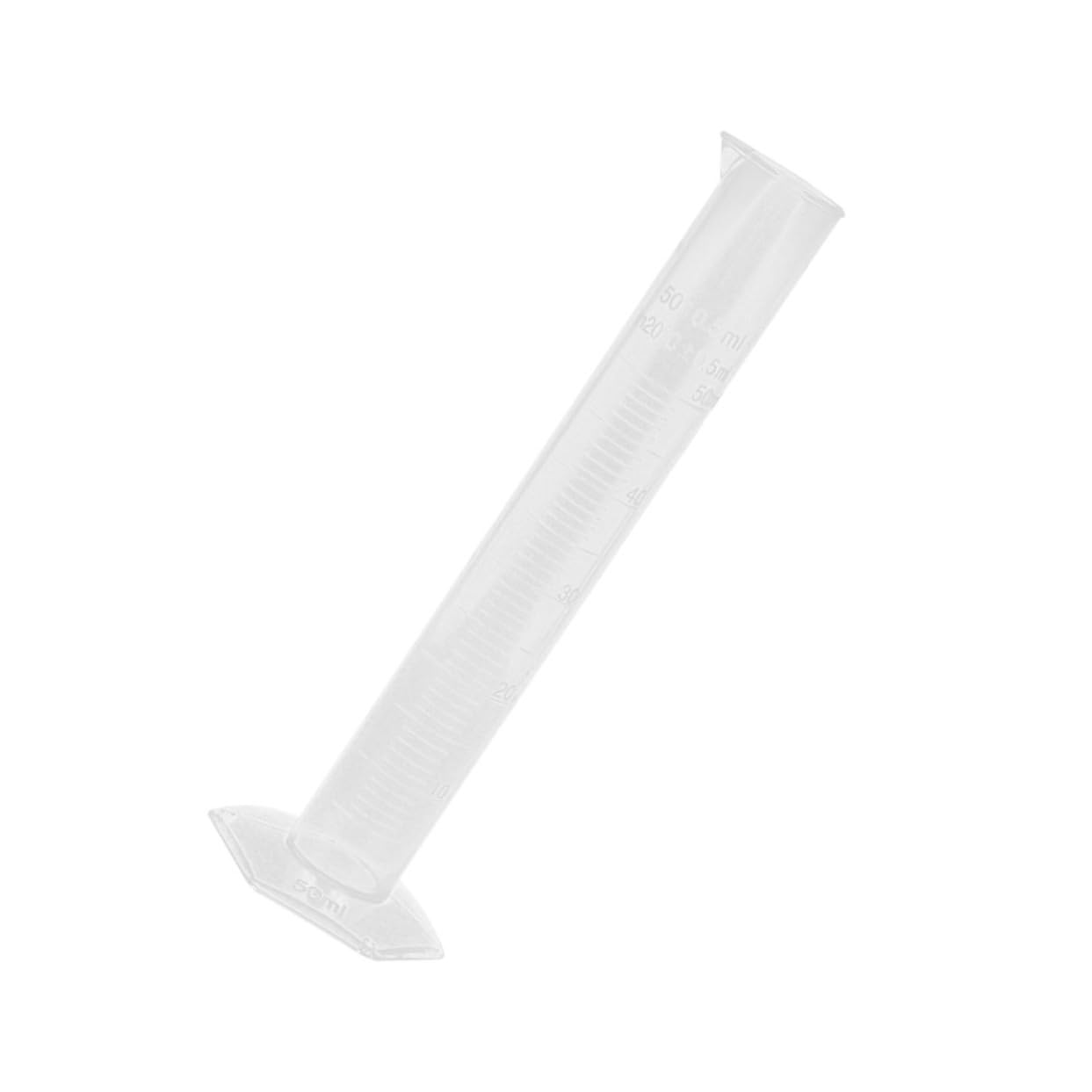KICHOUSE 1pc Measuring Cup Laboratory Measuring Cylinder 50 Graduated Cylinder Chemistry Cylinder Scientific Cylinder Test Tube Laboratory Cylinder Measuring Cylinder with Scale Plastic