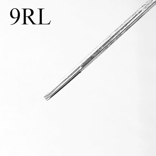 Image of 9RL Tattoo Needles Virtue 50PCS Professional Disposable Sterilized Round Liner Long Tattoo Needle 1009RL