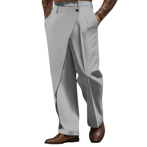Pantalones de trabajo elásticos para hombre que evitan la rigidez en la oficina