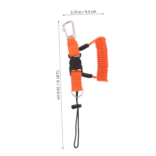 Cordon anti-perte de plongée avec boucle rapide et câble acier - 2
