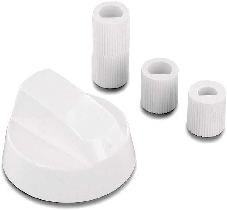 Dekarox Set di 5 manopole per piano cottura, diametro 42 mm, con adattatori, 6 m