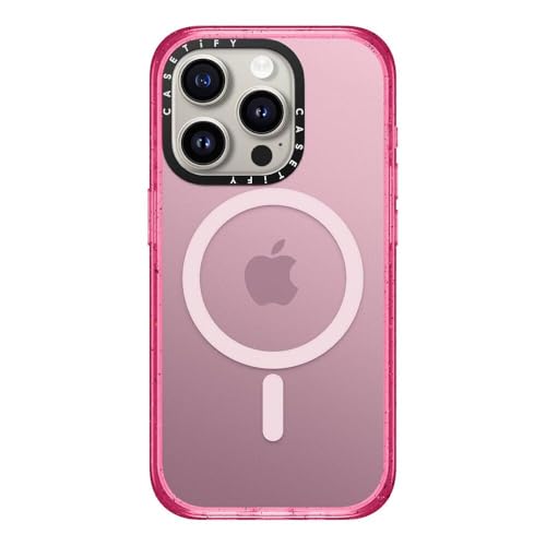 Image of CASETiFY for iPhone 15 Pro Case - Impact Compatible with MagSafe Pink