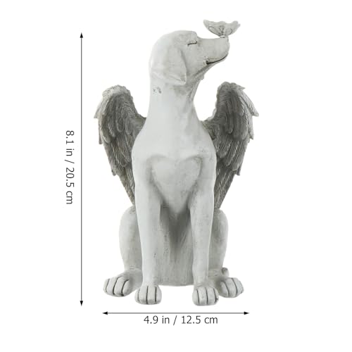 Estatua conmemorativa para perros lápida de jardín para regalo entrañable 3