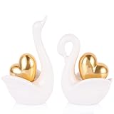 Photo Gallery linyther cigni in ceramica bianco e nero animali figurine home decor (bianco) Photo Gallery linyther cigni in ceramica bianco e nero animali figurine home decor (bianco)