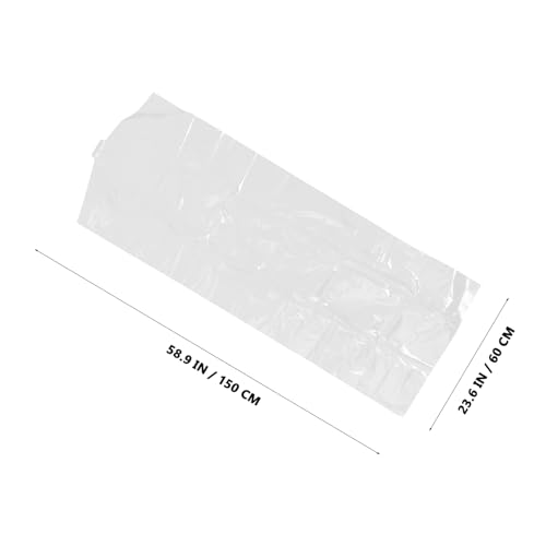 30Pcs Transparent Clothes Dust Bags for Storage Clear Garment Covers for Dresses Coats and Suits for Closet Organization and Dry Cleaning2