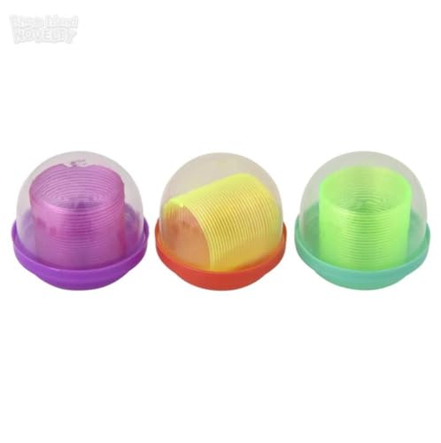 1.4 Inch Mini Transparent Coil Spring in 2 Inch Capsule – 250 Count - Thumbnail 5