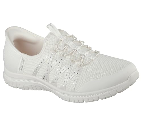 Skechers Virtue Damen-Slip-Ins, atemberaubende Hände frei, Cremeweiß, 40 EU – Ansicht 6