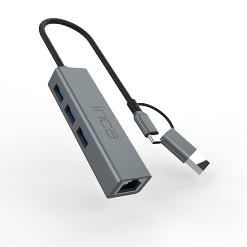 Adaptateur USB C LAN anti-déconnexion Wi-Fi avec concentrateur 3 ports USB 3.0 pour votre MacBook