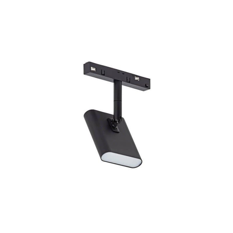 Spot LED sur Rail Magnétique Rectangulaire 48V 5W Orientable NOIR - Blanc Chaud 2300K - 3500K - SILAMP