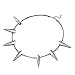 SEVENSTONE Cosplay Marvels Black Panther Wakanda King T'Challa Pendant Necklace Superhero Necklace for Men Women (Silver)