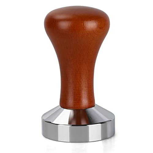 Comparison: Best Tamper For Espresso 4 51mm Espresso Tamper-Premium Barista Coffee Tamper Coffee Tamper Classic Series Stainless Steel Espresso Tamper Coffee Press Tool Tamper Espresso Handle, 90x51mm, Solid wood, Stainless steel