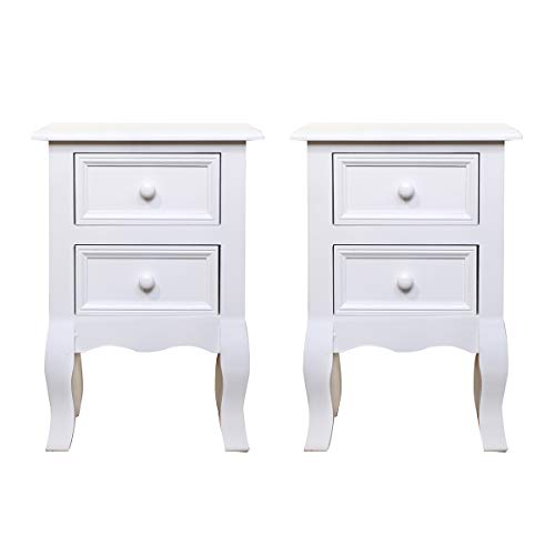 🍄🍄🍄Le comodini bianche sono perfette per la creazione di luce notturna, telecomandi TV, album fotografici, sveglie o altri oggetti decorativi. Lo spazio di archiviazione ha un cassetto e uno spazio aperto che offrono molta privacy per il tuo spazio di archiviazione.