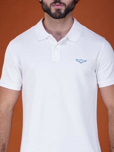 Image of Zvezda Men's Cotton Polo T-Shirt /European Fit /Half Sleeve Casual Wear for Daily Use /Soft Breathable Fabric /Stylish & Comfortable Polo for Office, Outing & Everyday Wear