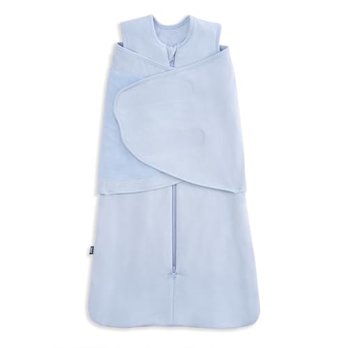 Image of HALO SleepSack SuperSoft Swaddle, Cozy Bamboo Viscose, 3-Way Adjustable Swaddle, 2 Way Zipper, 2 TOG