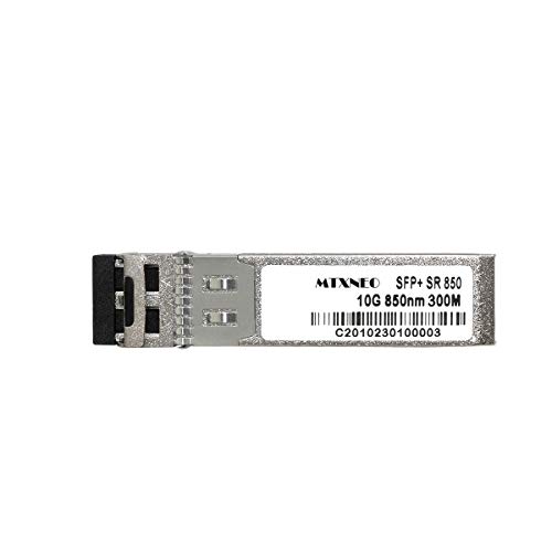 Transformador 10 G SFP + LC Multimodo 850 nm 300 m DDM 10GBase-SR SFP + para Cisco SFP-10G-SR, Ubiquiti UF-MM-10G y otros conmutadores abiertos