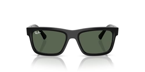 Ray-Ban Rj9196s Warren, Lunettes de Soleil Mixte Enfant, Noir/Vert foncé, 49 mm