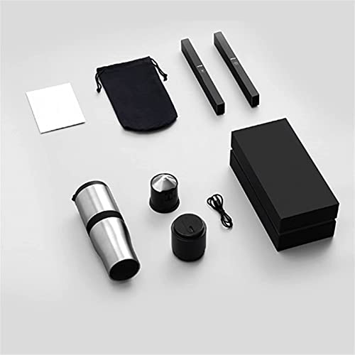 GEETAC Cafetera semiautomática Máquina de café Molienda Taza integrada hecha a mano Viaje para el hogar Pequeño café con… - Imagen 7