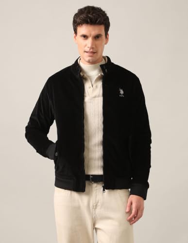 Image of U.S. Polo Assn. Mock neck regular fit jacket USJCK558