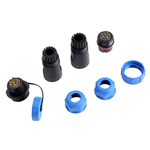 Conector de Aviación Plástico IP68 HUIOP 7 pines miniatura 4