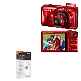 BoxWave Screen Protector Compatible with Canon Powershot SX600 HS - ClearTouch Anti-Glare (2-Pack), Anti-Fingerprint Matte Film Skin