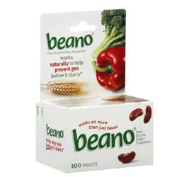 BeanoFood Enzyme 100 Tablets