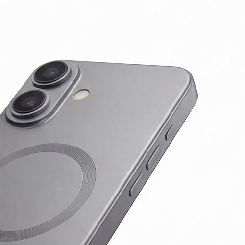 Image of amazon basics Premium Mag-Safe Case for iPhone 17 | Shockproof & Anti-Scratch Cover | Soft Silicone with Wireless Charging | Camera Lens Guard - Gray