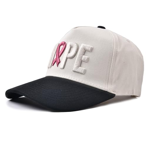 Gorra ajustable rosa bordada con lazo rosa para mujeres miniatura 2