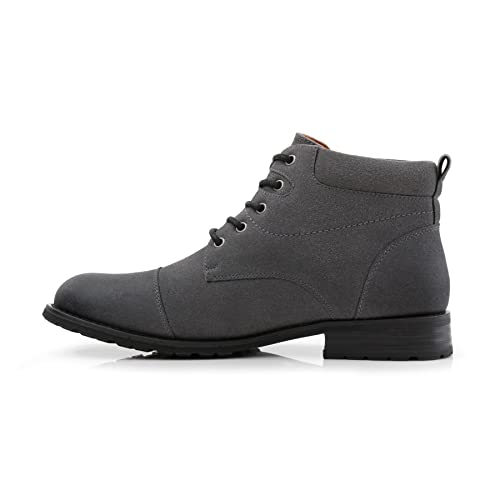 Image of Ferro Aldo Men's Ankle Boots | Lace-Up Cap Toe Chukka Style Dress Boot | Casual Fashion for Work
