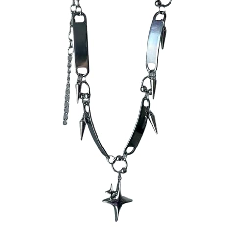 Collar de estrella de aleación accesorio de joyería con borlas