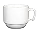 International Tableware DO-23 White 7 Oz. Porcelain Cup-DO-23