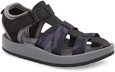 carter's Boy's Frisby Fisherman Sandal, Black, 12 Little Kid | Image 1