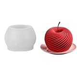 Molde de silicona para tartas en espiral 3D, para mousse de manzana, chocolate y repostería francesa, molde de fruta, herramienta de repostería para Navidad, postre, molde de cocina multiusos
