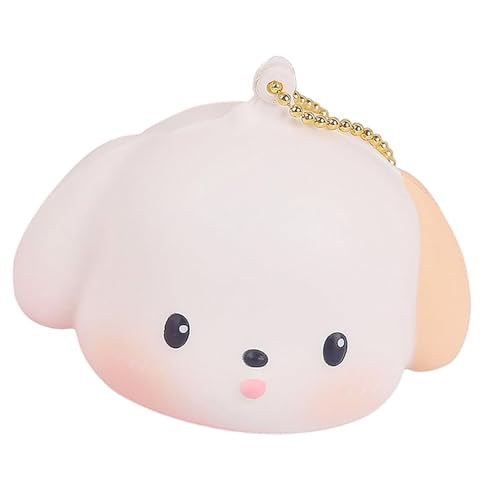 ペット型スクイーズキーホルダー ソフト素材 ストレス解消 握って遊べる かわいい 携帯便利 大人用 リラックスグッズ