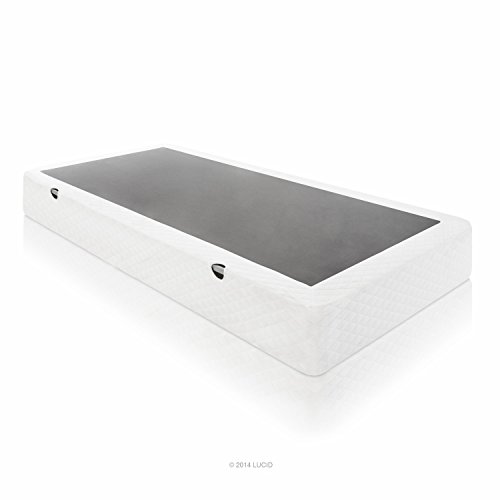 LUCID Folding Metal Box Spring No Assembly Required 25 Year