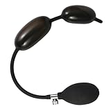 BDSMAGE Aufblasbarer Dilator Harnröhre mit Pumpe Silikon Plugs Sexspielzeug 4 CM Harnröhren Dilatatoren Männer Penis Plug Prostata Stimulation Männer Dilatatoren (Schwarz)