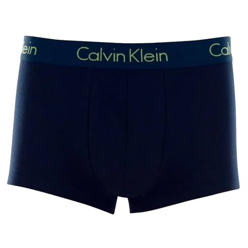 CALVIN KLEIN Cueca Trunk Algodão Cotton Respirável Original Adulto, Azul Marinho, G