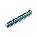 2 Pcs 5.08mm Row Number: 1 Pin:18 Curved Needle pluggable Terminal P=5.08mm Board end/Socket-Closed 5.08mm WJ2EDGRM-5.08-18P