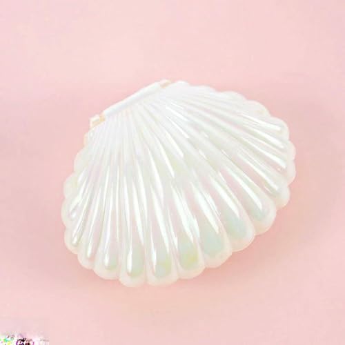MIONGKI Cajas de plástico para Guardar Joyas, Dulces, Conchas, Perlas, Recuerdos de Boda y cumpleaños, 5 Unidades