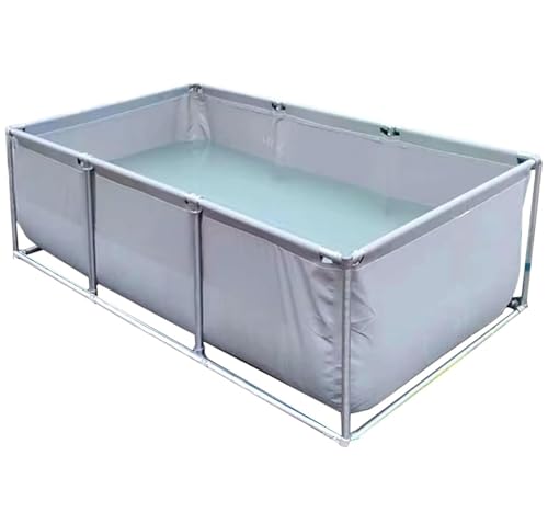 プール 大型 コンパクトフィッシュプール 養殖池 屋外水槽 大型貯水 プールシートちょすいタンク長方形 アップグレード 水を貯めやすい 魚用 錦鯉 池 高さ40/50/60/70/80cm 自宅池 pool 水 タンク 折りたたみ 水を貯めやすい魚のいる池