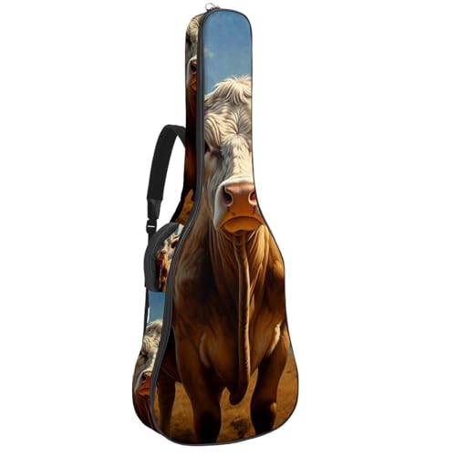Housse de guitare acoustique rembourrée contre les chocs et la pluie