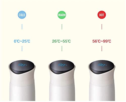 WGLL Termos de café inteligente, THERMOS CUP, Tazas de viaje, Taza de agua inteligente de 320 ml LED, taza de agua… - Imagen 3