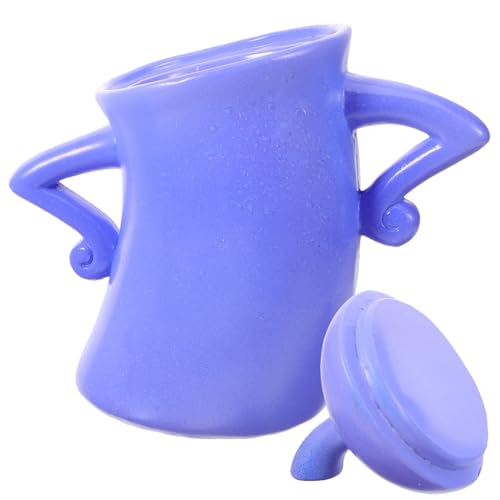 Holibanna Tanque De Almacenamiento Hermético Recipiente Hermético Contenedor De Almacenamiento Hermético Tarro De Almacenamiento De Cocina Multifunción Pequeño Púrpura Resina