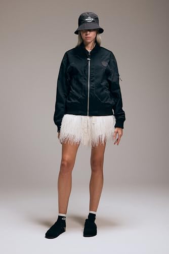 Bomber L noir veste coupe-vent mi-saison contre le froid matinal - 4