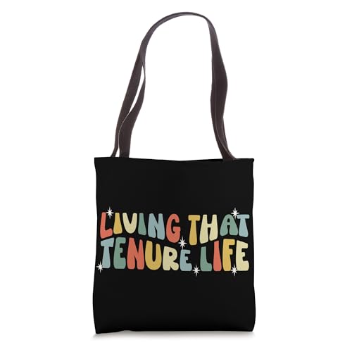 Bolsa Tote Living That Tenure Life para Profesor miniatura 1