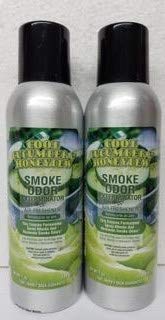 Smoke Odor Exterminator 198 gm/ 7 oz Large Spray Cool cucumber & Honeydew Melon Set of Two Cans.
